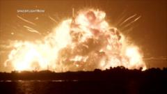 רקטה של בלו אוריג'ין התפוצצה במהלך ניסוי בפלורידה