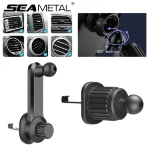 מחזיק טלפון לרכב SEAMETAL ראש כדור 17mm מותקן על יציאת אוויר ברכב